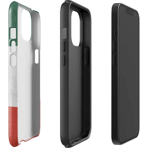 Mexico Flag Distressed iPhone 15 Plus Impact Case